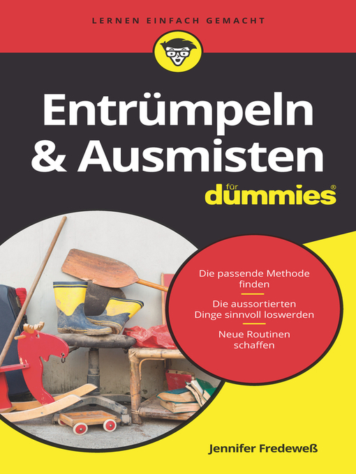 Titeldetails für Entrümpeln und Ausmisten für Dummies nach Jennifer Fredewess - Warteliste